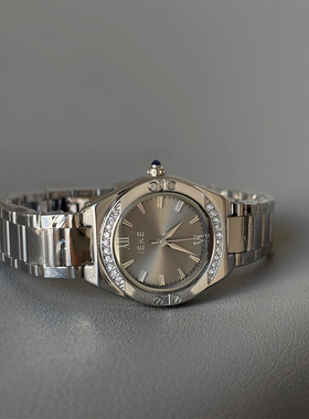 MIDI轻奢小众手表女款高级感镶钻女士2025新款通勤百搭钢带石英表