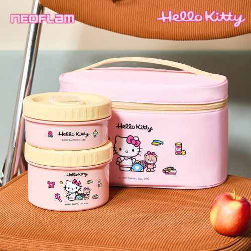 韩国Neoflam便当盒kitty饭盒316L