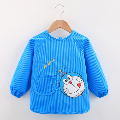 儿童罩衣男女宝宝防水防脏吃饭反穿衣婴儿画画衣春秋长袖围裙倒褂