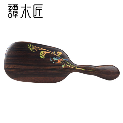 谭木匠护发梳气囊黑檀木护理