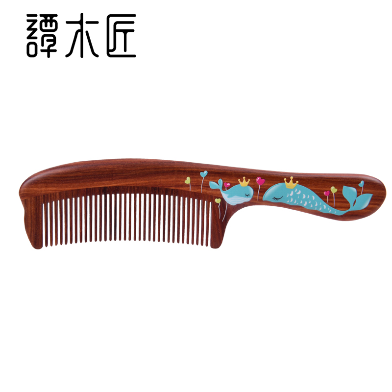 谭木匠木梳原木按摩护发