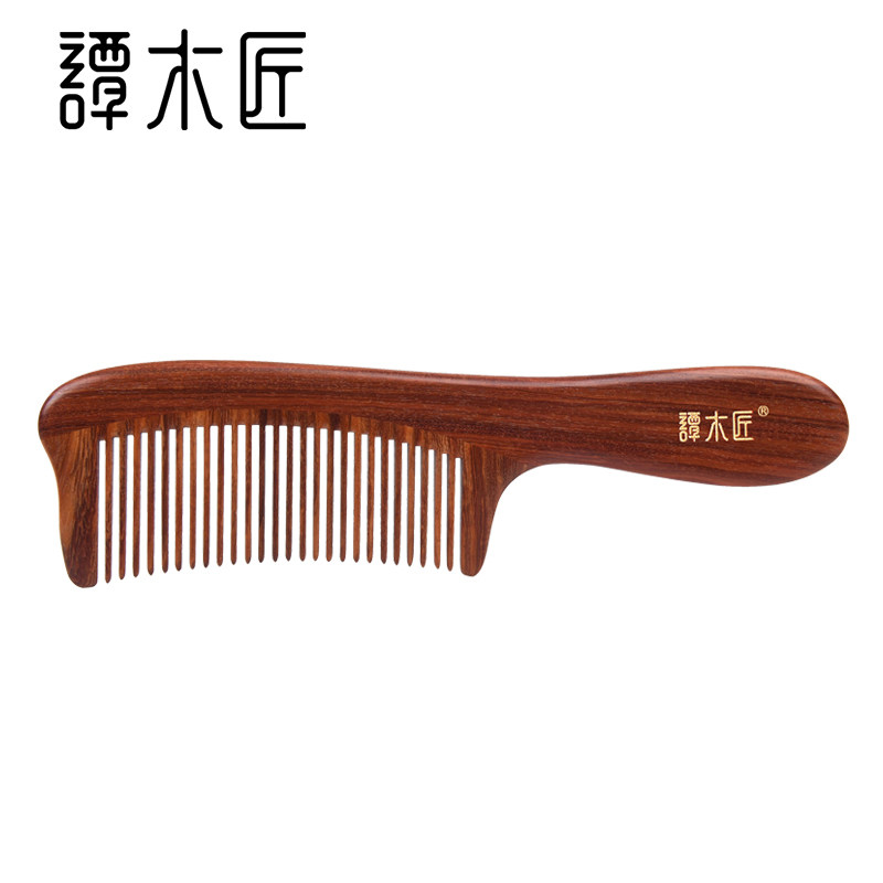 谭木匠正品合木梳简悠女士长发专用经络按摩头皮护发情人节礼物