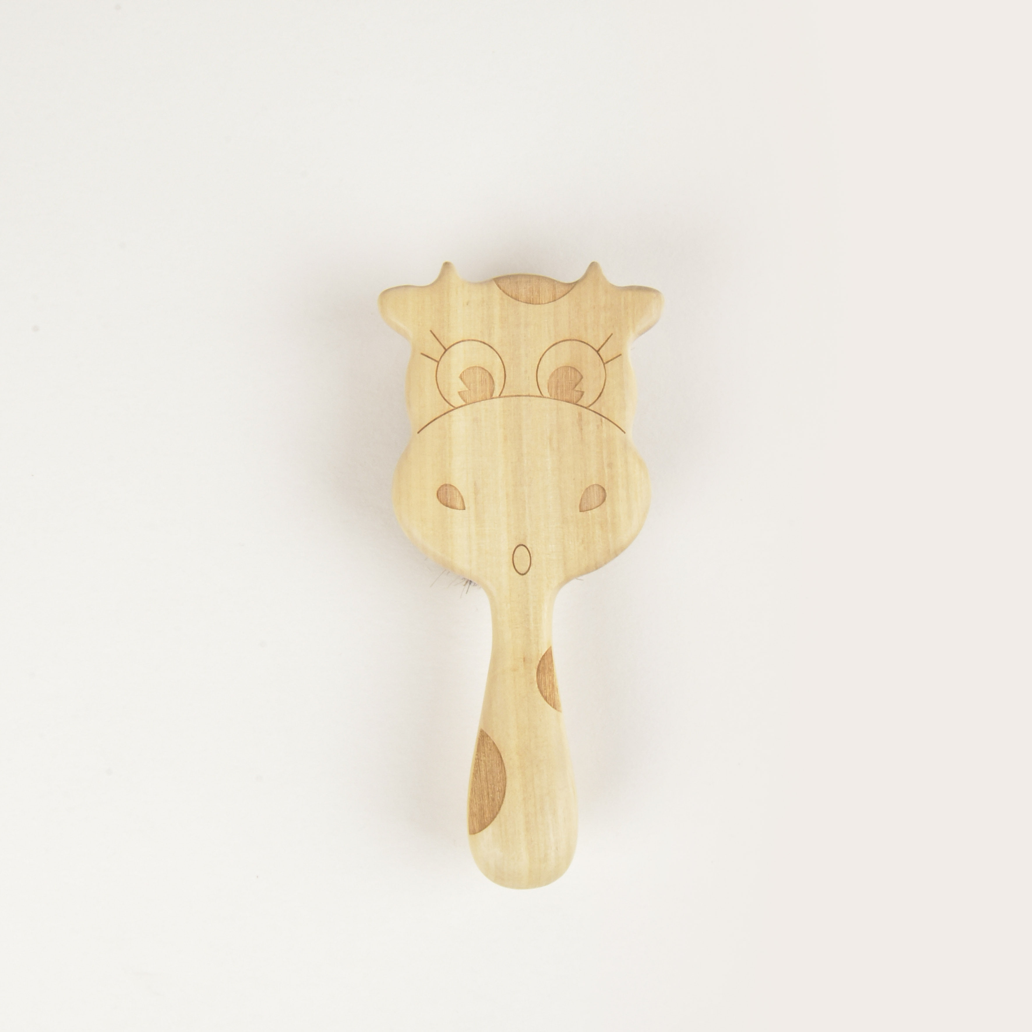 탄 카펜터  베이비 헤어 브러시 귀여운 소 천연 마사지 빗 휴대용 빗  특수 빗 태아 헤어 빗