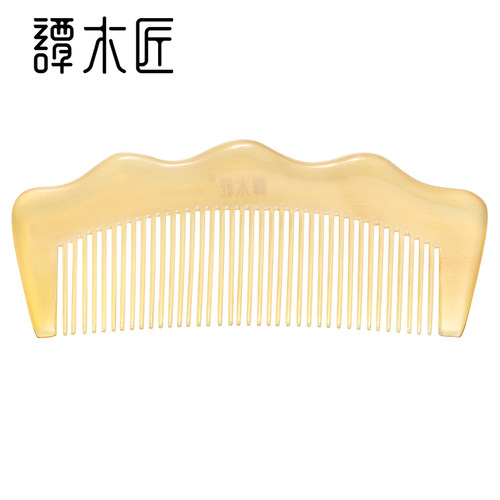 谭木匠正品天然羊角梳子kcbj0606