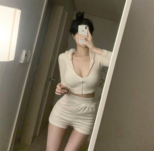 代购棉春秋显瘦套装运动