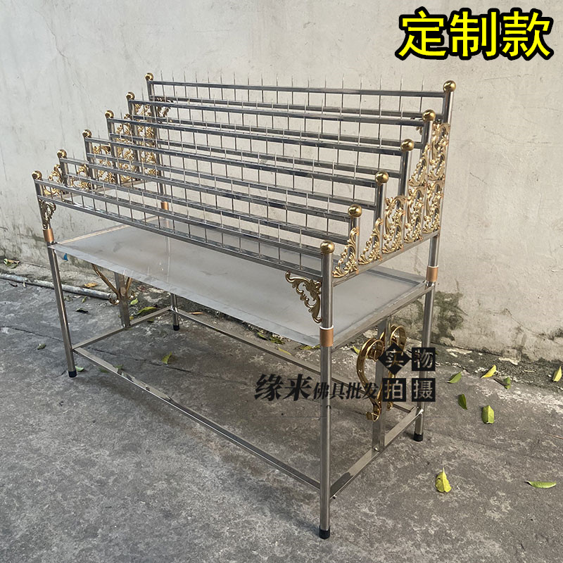 特大号蜡烛台不锈钢带针托盘落地