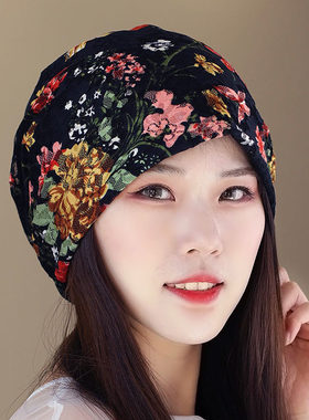春夏帽子女帽潮人帽头巾帽月子帽