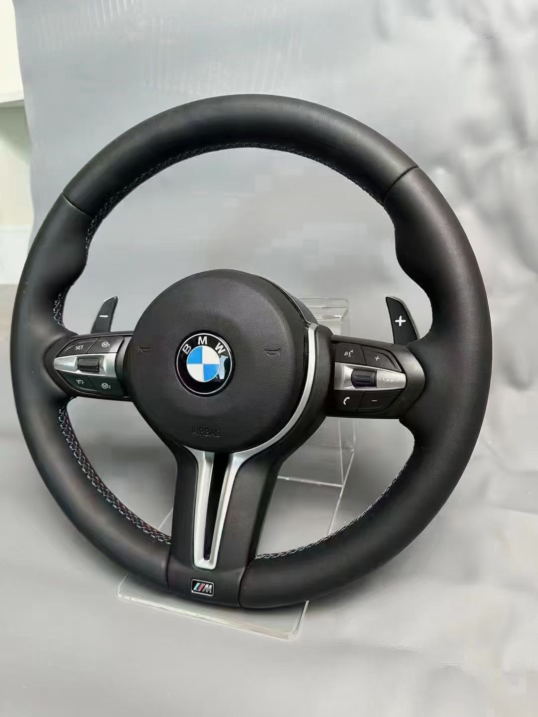 宝马丁字裤方向盘运动碳纤维1系2系3系5系7系X1/x7老款升级新款