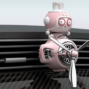 2025爆款女生车内趣味摇头车载香薰出风口香水装饰可爱网红摆件