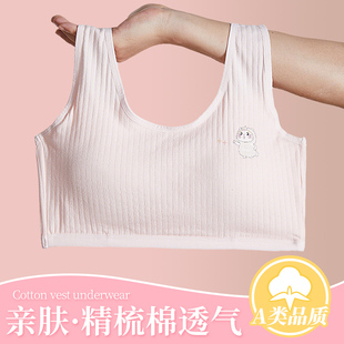 12岁女孩内衣发育期学生青少年儿童少女文胸初中生固定杯运动背心