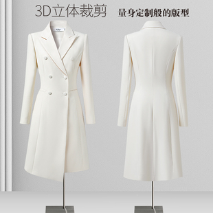 春秋职业洋装正式场合西装裙艺考播音主持人正装美容院工作服女