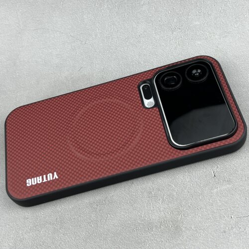 适用Xiaomi17Promax手机壳酒红色点点红纹华为Mare 80 Promax保护套小米17UItra高级小米17pro mate80Pro
