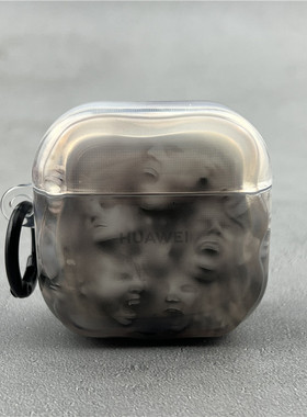 创意艺术人像半透适用华为freeclip2保护套Freebudspro4耳机壳freebuds6i硅胶5i无线pro3蓝牙se2/se3/7i