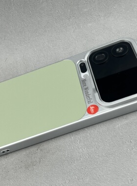 适用小米17Promax手机壳绿色素皮纹电镀14pro xiaomi17pro防摔保护套新款15pro创意奢华时尚14/15UItra