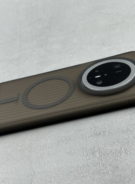 适用华为Mate 80 Pro手机壳灰色磁吸瓦楞肤感磨砂mate70保护套男女Mate 60 PROP80新款70pro硬底小米14/15pro