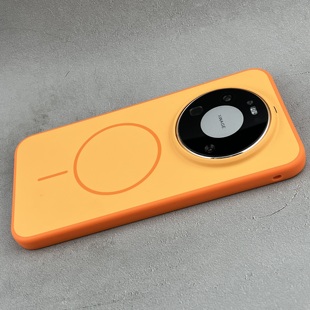 适用华为mate80Promax手机壳磁吸细圈活力橙mate70Pro保护套新款苹果17PromaxMate60pro肤感无界mate80Pro硬