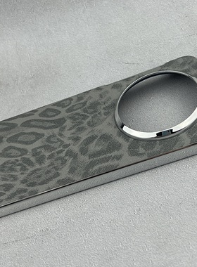 适用Mate80promax手机壳深灰色豹纹mate70RS保护套男女mate80奢华高级mate60Pro男女80RS电镀硬壳Mate70Pro