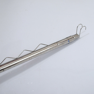 挂衣服装店展示圆管不锈钢伸缩定制家用晾衣架横杆柜卧室货架钩子