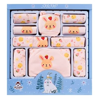 Cotton quần áo trẻ sơ sinh mùa xuân hộp quà tặng nữ phù hợp với trẻ em mùa xuân và mùa thu mới sinh trẻ sơ sinh trăng tròn quà tặng - Bộ quà tặng em bé đồ cho trẻ sơ sinh