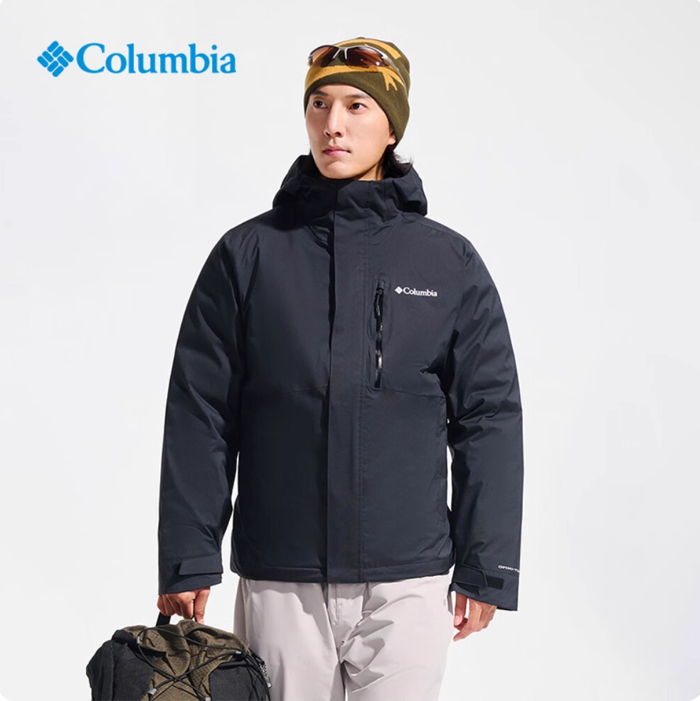 25秋冬Columbia哥伦比亚男防水600p保暖内胆冲锋三合一XE5599-010