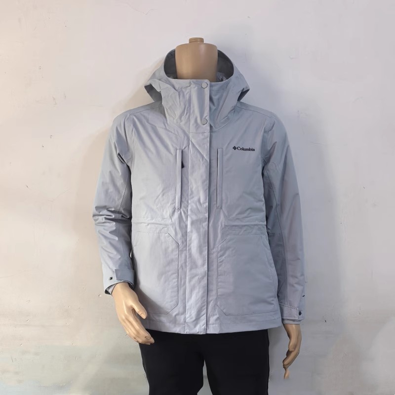哥伦比亚防水金点三合一冲锋衣