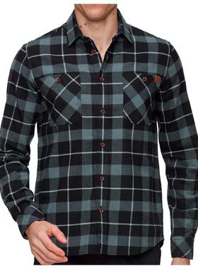 代购Mammut男士外套保暖耐磨棉布格纹户外休闲衬衫爆款