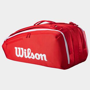 代购Wilson威尔胜网球包防高温保护双肩背负系统锁扣拉链