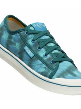 代购KEEN女士休闲鞋轻量防滑帆布鞋低帮系带运动鞋