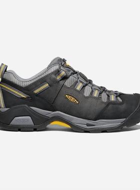 代购KEEN男士徒步鞋防水防滑缓震户外鞋低帮系带登山鞋