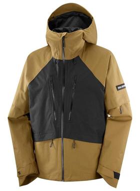 代购SALOMON萨洛蒙男士外套防风保暖防水透气户外登山冲锋衣