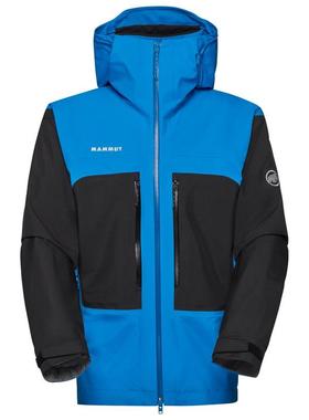 代购Mammut男士外套防风耐磨防水保暖登山滑雪冲锋衣爆款运动