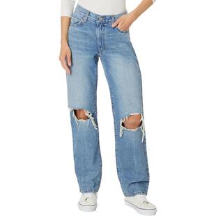 代购Levis李维斯女士牛仔裤舒适百搭浅蓝破洞日常街头女裤