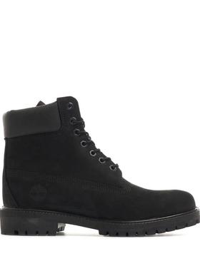 代购TIMBERLAND添柏岚男士工装靴防水防滑耐磨透气黑色系带高帮