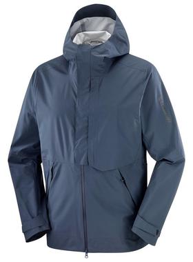 代购SALOMON萨洛蒙男士外套防风保暖防水透气登山徒步冲锋衣