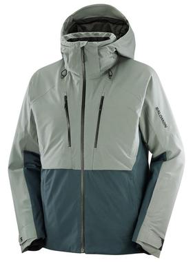 代购SALOMON萨洛蒙男士外套防风耐磨防水保暖户外登山冲锋衣