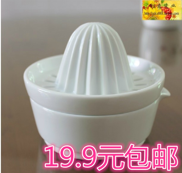 手动榨汁机陶瓷榨汁器挤拧柠檬汁