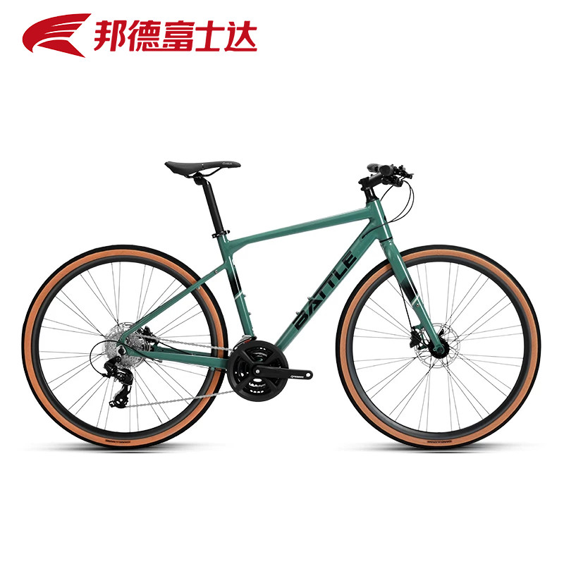 富士达平把公路车24速跑客200