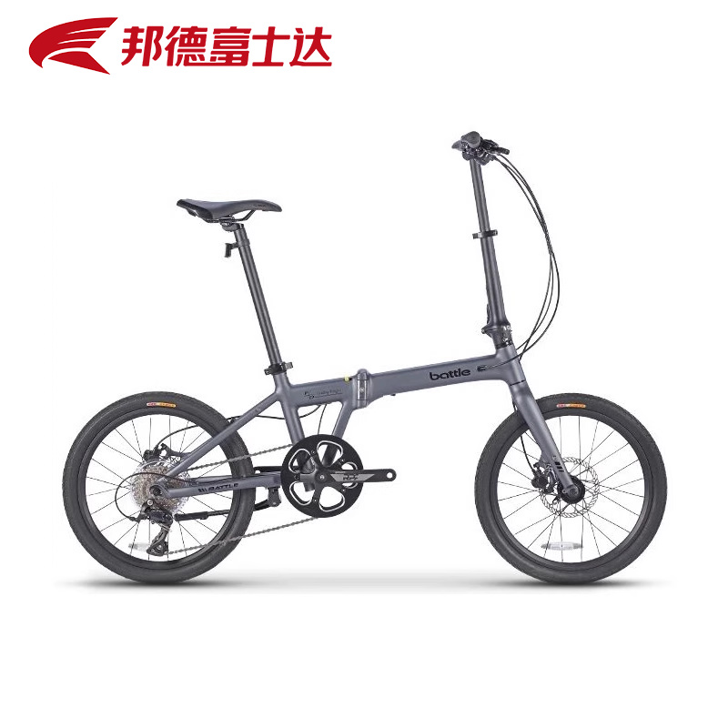 邦德富士达折叠自行车20寸9速变速铝合金超轻便携轻便单车BATTLE