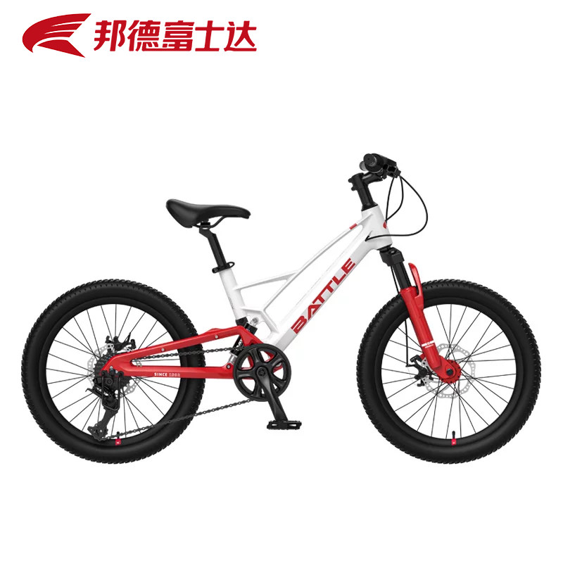 邦德富士达全避震软尾山地自行车青少年儿童越野后减震赛车22寸