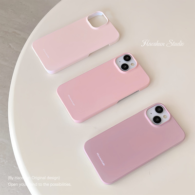 iPhone15pro磨砂菲林简约ins硬壳