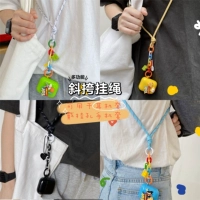 Apple, креативный милый брендовый мобильный телефон, ремешок, наушники, подвеска для ключей, USB-флеш-накопитель, съёмные вожжи поводок, популярно в интернете