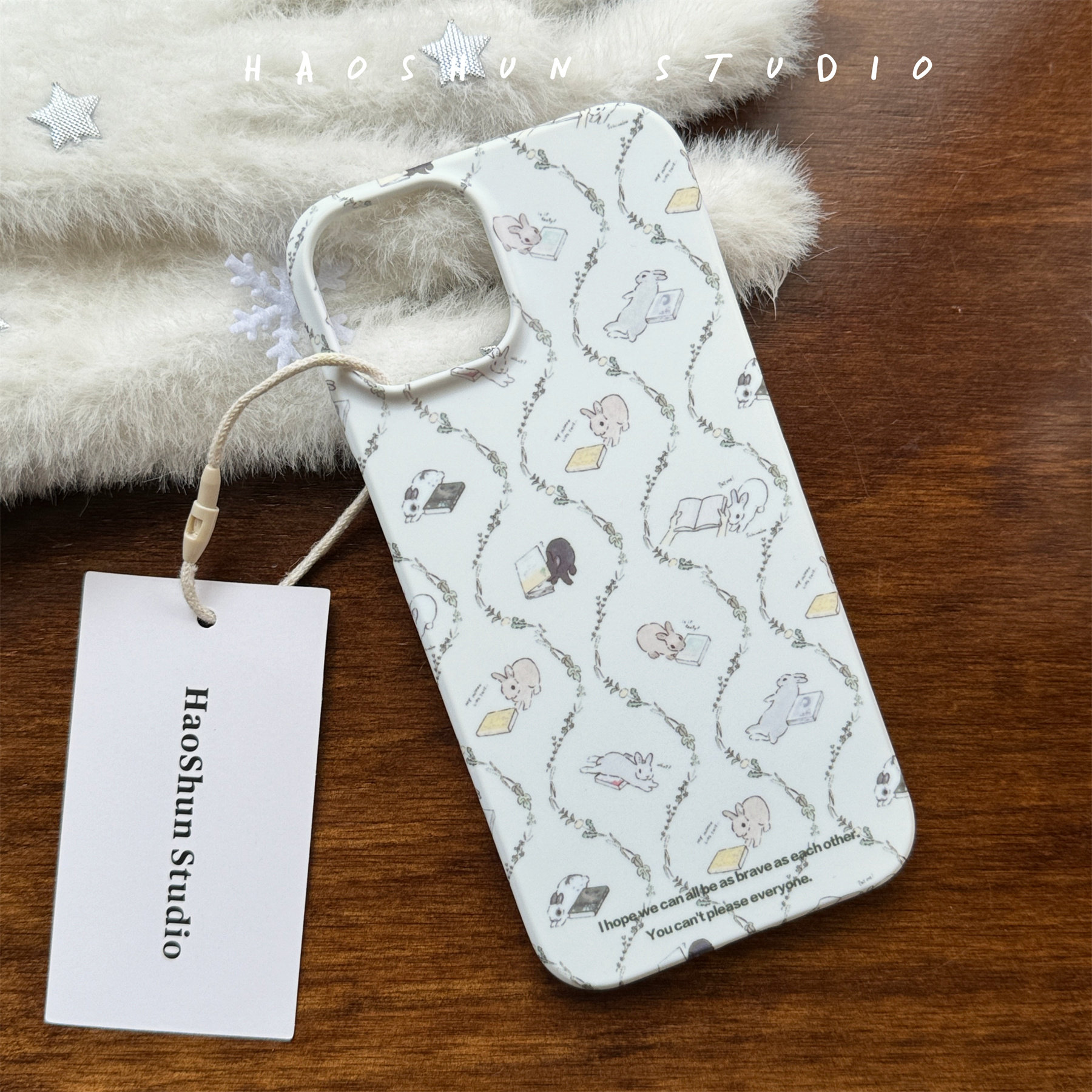 森林兔子适用于三星S22Ultra磨砂菲林硬壳S23+小众S21Ultra半包s21+手机壳S21/s23情侣款简约ins保护套s25u