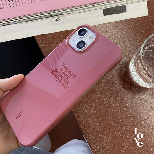 iPhone光面菲林小众防摔硬壳