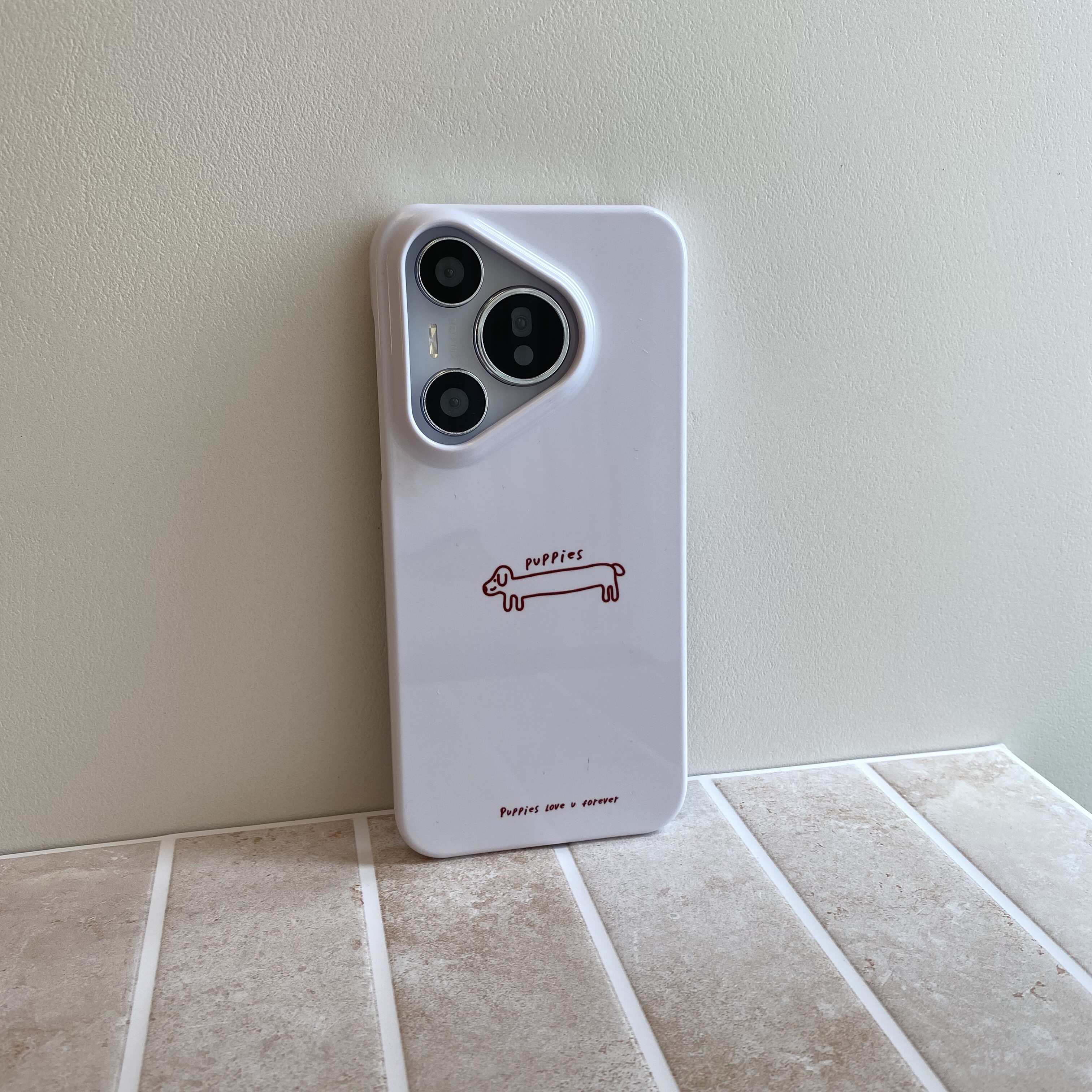长条小狗适用于华为Mate80pro菲林硬壳MATE30pro/mate50/P40PRO/p30/mate60pro保护套P50PRO手机壳p60/p70pro