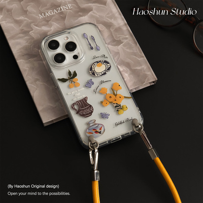 iPhone16pro全包透明小众硬壳