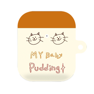 猫咪英文适用于Airpods3代保护套airpods2耳机套aipods4代蓝牙airpodspro2代可爱卡通磨砂菲林硬壳耳机壳