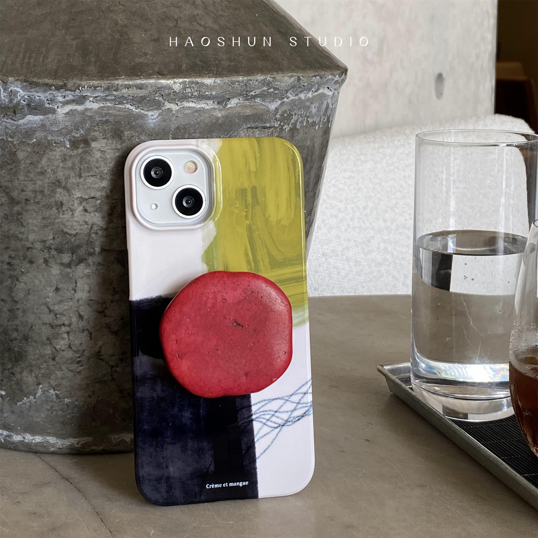 iphone14菲林晕染光面硬壳