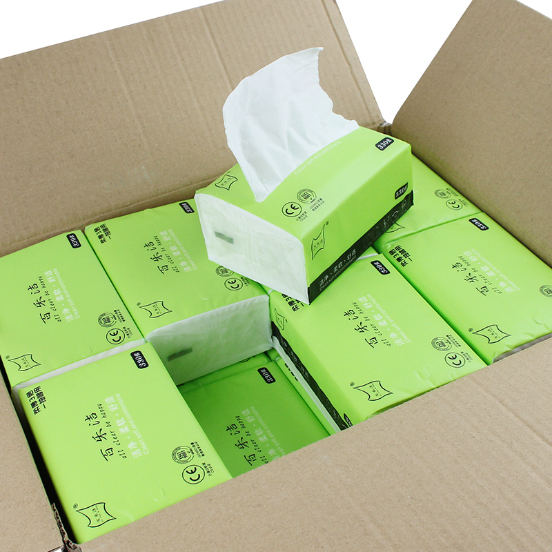 百乐大号家用实惠装整箱抽纸