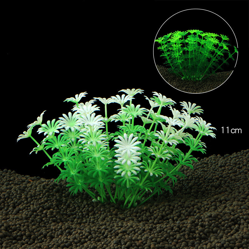 鱼缸装饰仿真水草水族箱造景工艺礼品塑料植物花草厂家可CO51