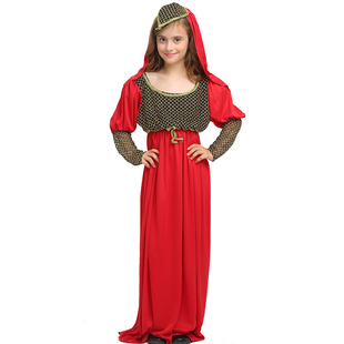 万圣节儿童男女印度阿拉丁衣服 阿拉伯民族舞蹈演出王子公主服装